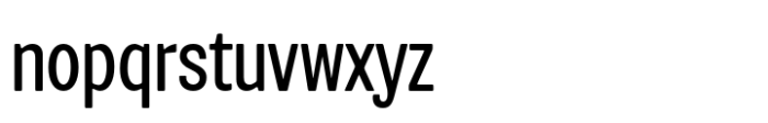 Routine Regular Condensed Font LOWERCASE