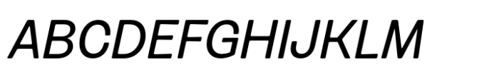 Routine Regular Extended Italic Font