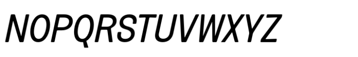 Routine Regular Italic Font UPPERCASE