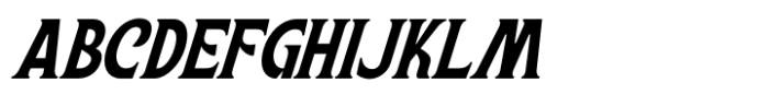 Rouzel Vintage Italic Font UPPERCASE