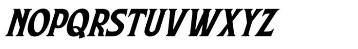 Rouzel Vintage Italic Font UPPERCASE