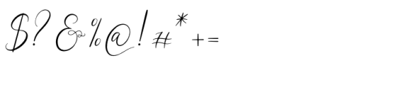 Rovalyon Regular Font OTHER CHARS