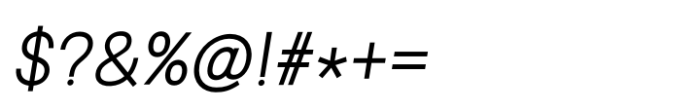Rovelle Uno Light Italic Font OTHER CHARS