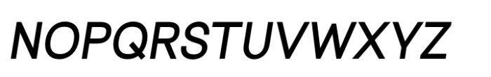 Rovelle Uno Medium Italic Font UPPERCASE