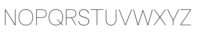 Rovelle Uno Thin Font UPPERCASE