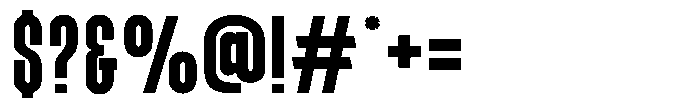 Rovex Font OTHER CHARS