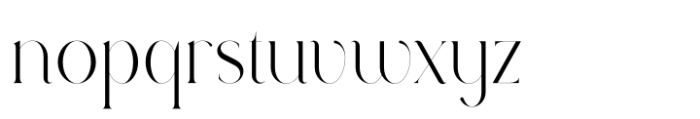Rowan Narrow 1 Styled Font LOWERCASE