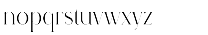 Rowan Narrow 1 Font LOWERCASE