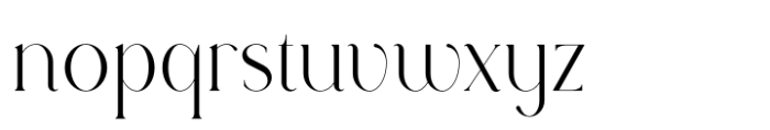 Rowan Narrow 2 Styled Font LOWERCASE
