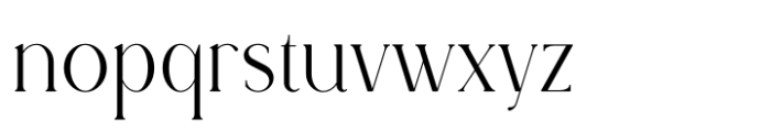 Rowan Narrow 3 Font LOWERCASE