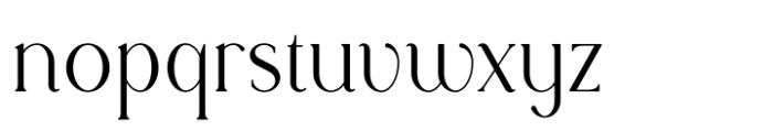 Rowan Narrow 4 Styled Font LOWERCASE
