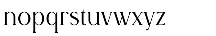Rowan Narrow 5 Font LOWERCASE
