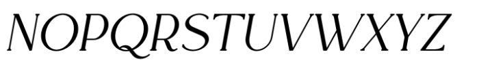 Rowan Narrow 6 Italic Font UPPERCASE