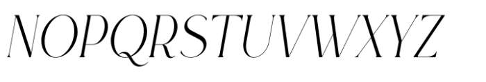 Rowan Narrower 2 Italic Font UPPERCASE