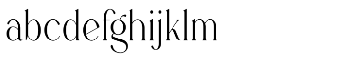 Rowan Narrower 3 Font LOWERCASE