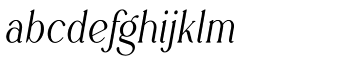 Rowan Narrower 5 Italic Font LOWERCASE