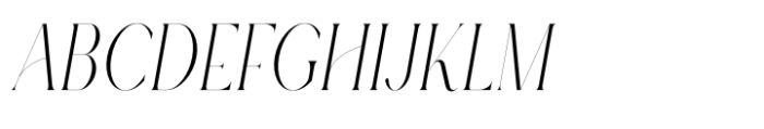 Rowan Narrowest 1 Italic Font UPPERCASE