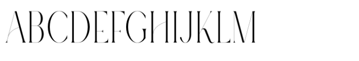 Rowan Narrowest 1 Styled Font UPPERCASE