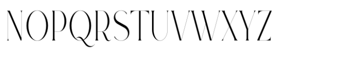 Rowan Narrowest 1 Font UPPERCASE