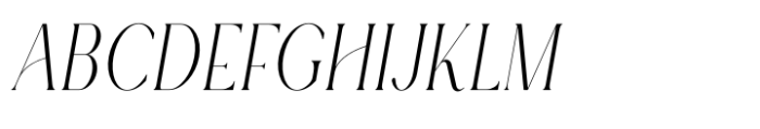Rowan Narrowest 2 Italic Font UPPERCASE