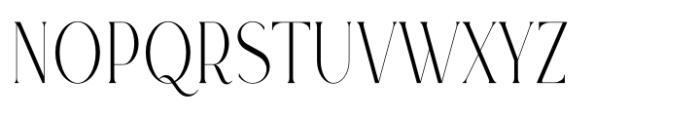 Rowan Narrowest 2 Styled Font UPPERCASE