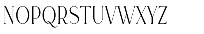 Rowan Narrowest 3 Styled Font UPPERCASE