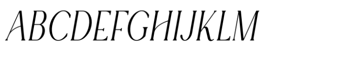 Rowan Narrowest 4 Italic Font UPPERCASE