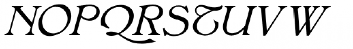 Rowan Oak NF Italic Font UPPERCASE