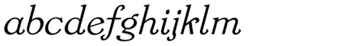 Rowan Oak NF Italic Font LOWERCASE