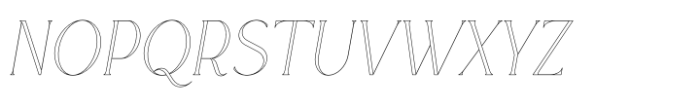 Rowan Outline 2 Font UPPERCASE