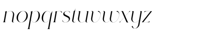 Rowan Regular 1 Italic Font LOWERCASE