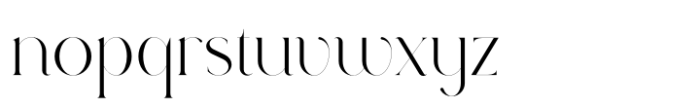 Rowan Regular 1 Styled Font LOWERCASE