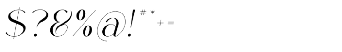 Rowan Regular 2 Italic Font OTHER CHARS