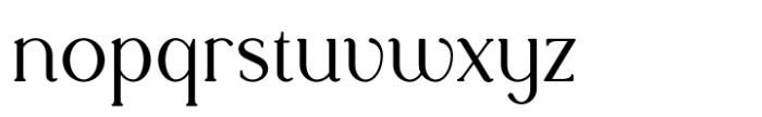 Rowan Regular 6 Styled Font LOWERCASE