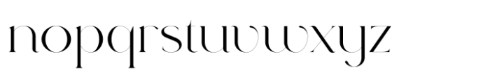 Rowan Wide 1 Styled Font LOWERCASE