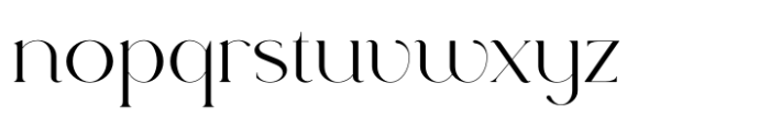 Rowan Wide 2 Styled Font LOWERCASE