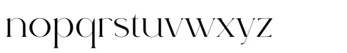 Rowan Wide 2 Font LOWERCASE