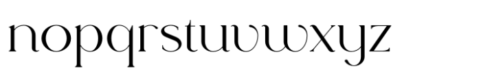 Rowan Wide 3 Styled Font LOWERCASE