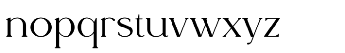 Rowan Wide 5 Font LOWERCASE