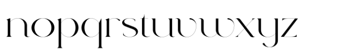 Rowan Wider 1 Styled Font LOWERCASE