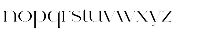 Rowan Wider 1 Font LOWERCASE