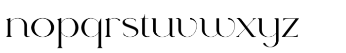 Rowan Wider 2 Styled Font LOWERCASE
