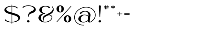 Rowan Wider 6 Styled Font OTHER CHARS