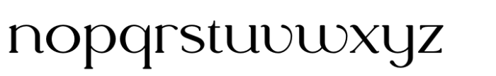 Rowan Wider 6 Styled Font LOWERCASE