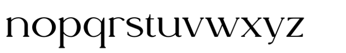 Rowan Wider 6 Font LOWERCASE