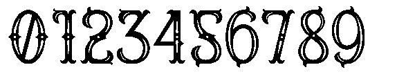 Rowina Inline Font OTHER CHARS