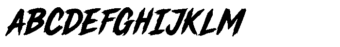Rowler Wild Font UPPERCASE