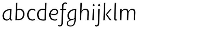 Rowton Sans FY Light Italic Font LOWERCASE