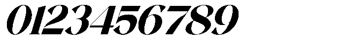 Roxaine Serif Italic Font OTHER CHARS