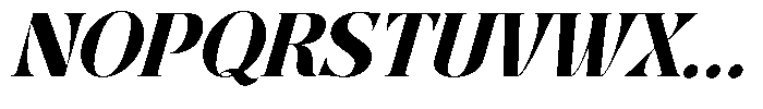 Roxaine Serif Italic Font UPPERCASE